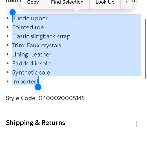 Stuart Weitzman Crystalline Slingback Flat - Picture 8 of 8